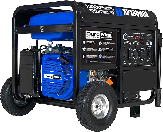 DuroMax XP13000E Gas Powered Portable Generator_01
