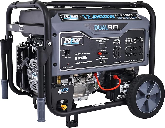 Pulsar G12KBN Dual Fuel Portable Generator_01
